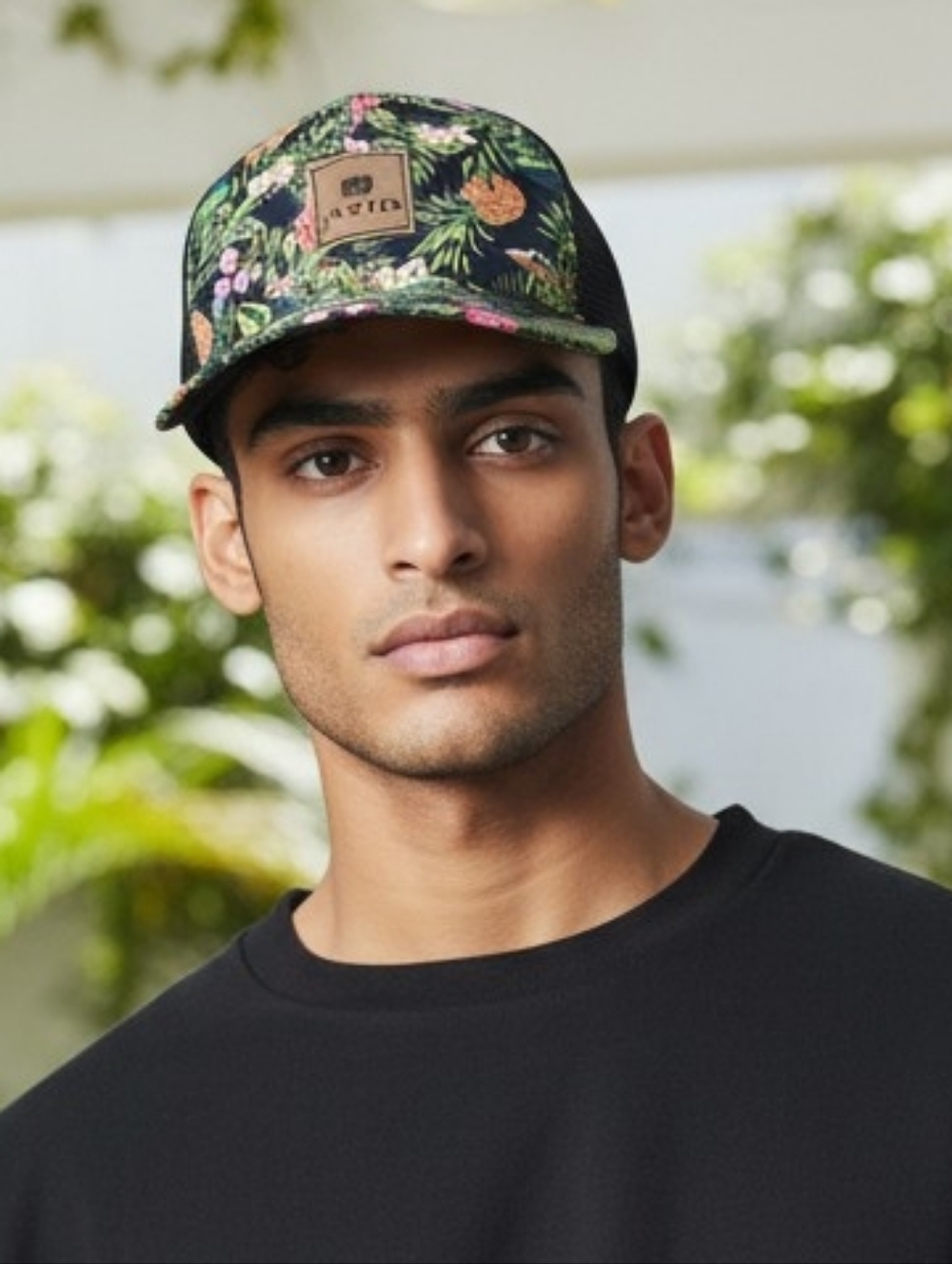 AVID Gear Tropical Trucker Hat Pineapple Floral Snapback Fishing Beach Cap
